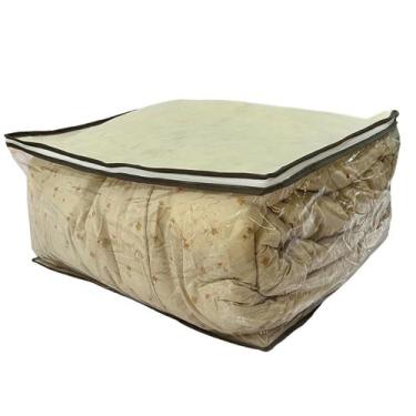 Imagem de Organizador Maleiro Para Guarda Roupa Multiuso Marfim GG 123Organizei 
