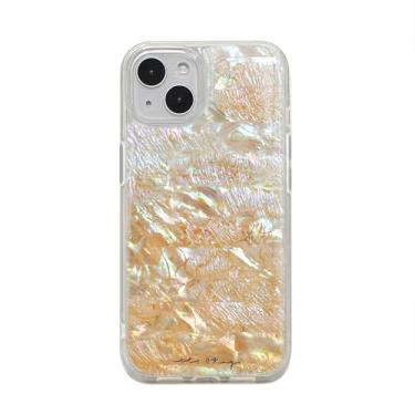 Imagem de Capa de telefone Abalone feita à mão para iPhone, laranja, presente, IOAE Studio (iPhone 13 Pro Max)