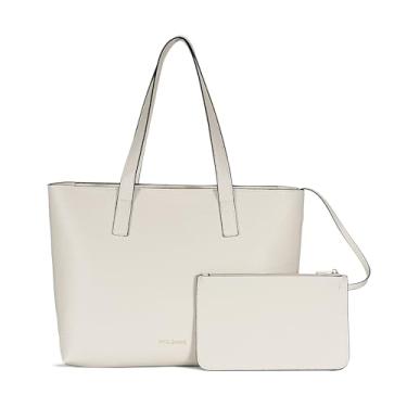 Imagem de molshine Bolsas, bolsa de ombro grande de couro PU, bolsa vintage para laptop para trabalho feminino modelo DLK0047, Damasco, 38 x 27 x 11 cm (14.96" x 10.63" x 4.33")