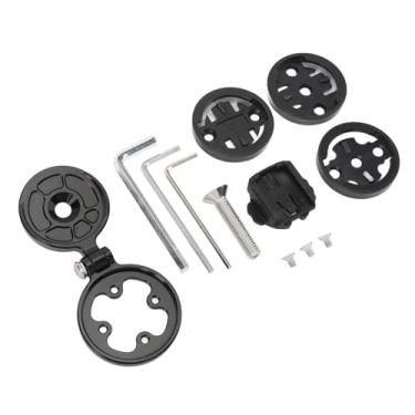Imagem de Suporte para Computador de Bicicleta, Kit de Montagem de Computador para Ciclo de Liga de Alumínio na Frente Suporte para Computador de Ciclismo Com 4 Adaptadores para Borda para