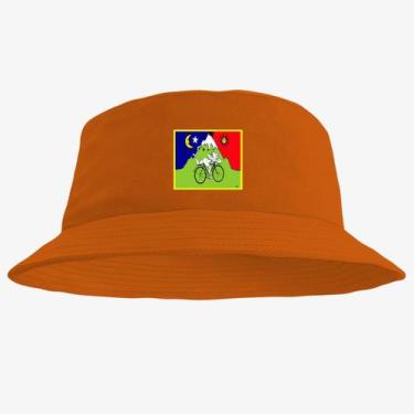 Imagem de Chapéu Bucket Hat Estampado Baki Doce - MP Moda Masculina, Laranja, Ún