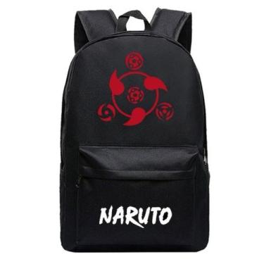Imagem de Mochila Naruto Uchiha Sasuke Bolsa Escolar Juvenil - SEMPRENALUTA, PRE