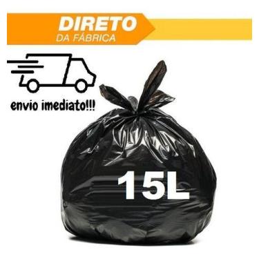 Imagem de Saco De Lixo 15l Litros C/ 500 Un Direto Da Fábrica - HIGIPACK