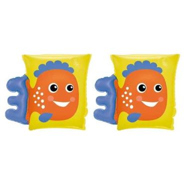 Imagem de Boia De Braço Infantil Bichinhos Até 30kg Amarelo 001803 - Mor