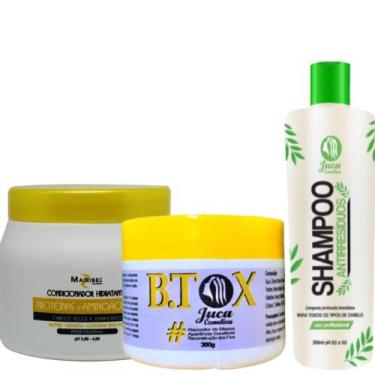 Imagem de Kit B.tox Capilar Redutor de Volume 300g Juca + Condicionador Aminoaci