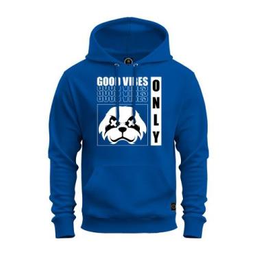 Imagem de Moletom Com Bolso Capuz Estampado Unissex Confortável Only Panda - Sup