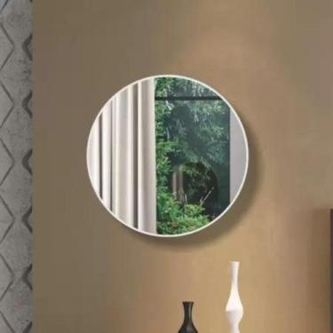Imagem de Espelho Decorativo Redondo 60cm Off White Dalla Costa