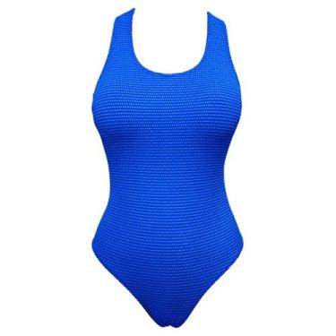 Imagem de Maiô Juvenil Costas Cruzadas Poa Bolinha Praia Piscina Forro - HYPE MO