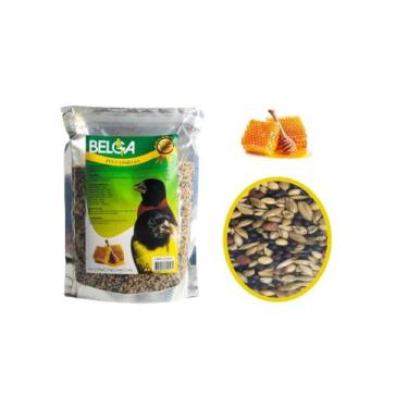 Imagem de 2 Rações Mistura para Passarinhos / Pássaro Pintassilgos Tarins Mel 50
