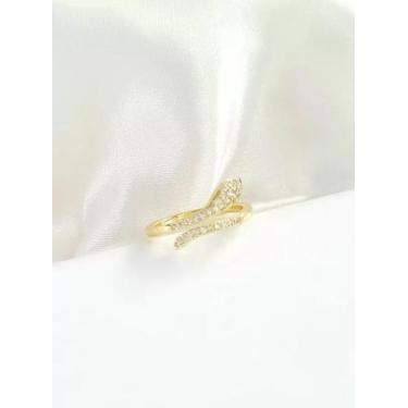Imagem de Anel Ajustável Cobra Feminino - Banhado a Ouro 18k - ToJoia18k