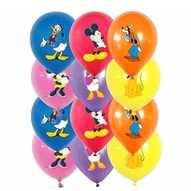 Imagem de Bexigas Turma do Mickey Mouse Decoração Balões de Festa Temática - Vit