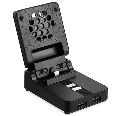 Imagem de ionX Docking Station for Nintendo Switch/Switch OLED, Portable TV Dock with Cooling Fan, HDMI and USB Outputs, Black