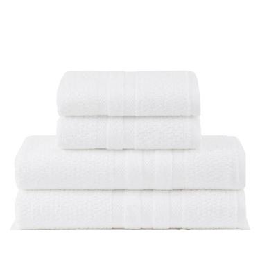 Imagem de Kit 2 Toalhas de Banho +2 Rosto Vanilla Extra Soft Buddemeyer, Branca