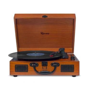 Imagem de Vitrola com USB e Bluetooth Raveo Sonetto Wood 10W