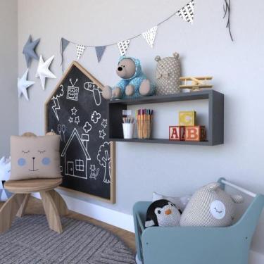 Imagem de Nicho para Quarto Infantil Bramov Móveis Preto