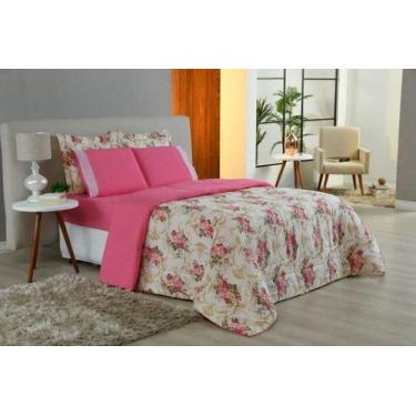 Imagem de Edredom Casal King Kit Primavera 100% Algodão 06  Pçs - - Vigui