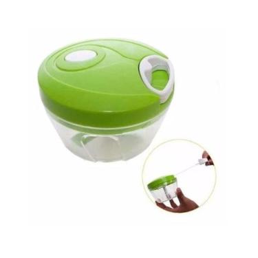 Imagem de Mini Processador Triturador de Alimentos Temperos Manual com Dispense 