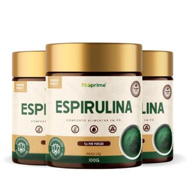 Imagem de Kit 3 Espirulina Pura em Pó 100mg Fitoprime