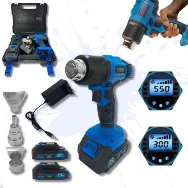 Imagem de Soprador Térmico a Bateria 6 Velocidades Digital Sem fio Portátil Prof