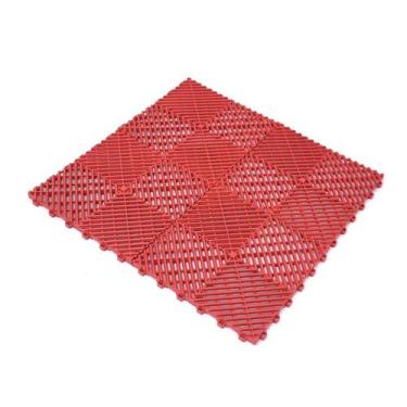 Imagem de Kit 6 Peças De Piso Modular 30x30 Automotivo Antiderrapante De Fácil M