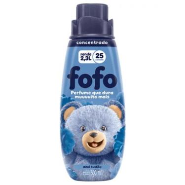 Imagem de Amaciante de roupa fofo concentrado 500ml azul tudao - UNILEVER