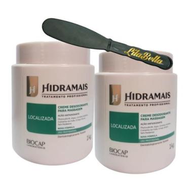 Imagem de 2UN Creme Massagem Phytocafeil 1KG Hidramais + Espátula