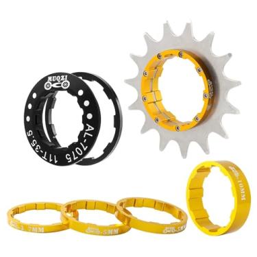 Imagem de ZOCKZ Roda dentada de cassete de velocidade única 12/13/14/15/16/17/18/19/20/21/22T MTB Kit de conversão de velocidade única bicicleta roda dentada de cassete de bicicleta de velocidade única para