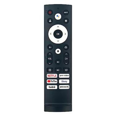 Imagem de Controle remoto ERF3V90H de substituição para Smart TV por voz adequado para Hisense TV 43A6H 50A6H 55A6H 65A6H 75A6H 50U6H 55U6H 65U6H 65U8H 75U6H 75U8H 55U68K 50U68K 65U68K U68H com Retroiluminação