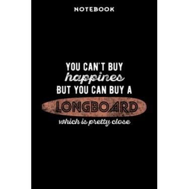 Imagem de Notebook Lōngbōārd Sūrfbōārd Vintāgē Sūrf Grāphic: 6" x 9", over 100 pages/Lined Journal,Management,Notebook Journal,Daily Organizer