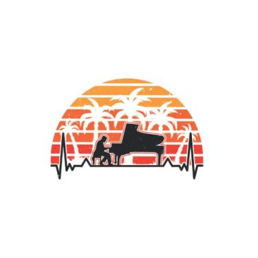 Imagem de Piano Notebook: Piano Evolution Pianist / 6x9 Inches / 120 graph sites Sites