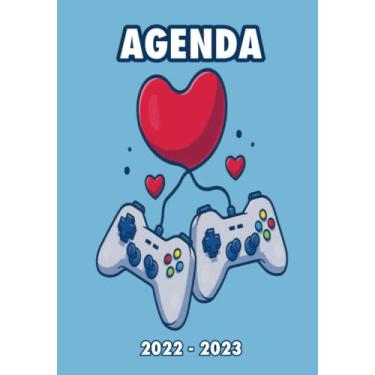 Imagem de Agenda Escolar 2022-2023 Gamer: Agenda 2022-2023 Semana Vista | Septiembre 2022 a Diciembre 2023, calendario, planificador | Ideal para Estudiantes de Primario Secundaria y Preparatoria y Colegio