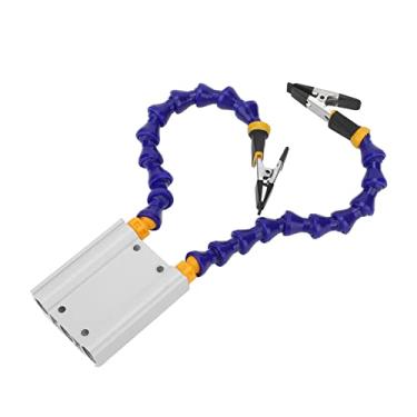 Imagem de Braço Flexível, Base de Liga de Alumínio para Soldar Mãos Auxiliares Com Capa de Borracha Removível para Joias, Artesanato, Eletrônicos (Eacamygpazkofsc-11)