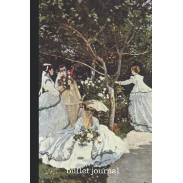 Imagem de Bullet Journal: Dotted grid year planner; Monet impressionist painting cover (104 pages, 6x9 inches)