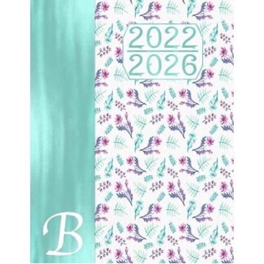 Imagem de Monograma Caligrafía B – Agenda Quinquenal 2022 - 2026 – Planificación Anual y Mensual: Regalo Calendario I Libreta de Direcciones I Planificador de Cumpleaños Español I Bucket List