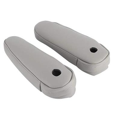 Imagem de Capa de Couro Sintético para Apoio de Braço de Assento de Carro, Resistente a Arranhões para RX 2003-2009 (Cinza)
