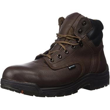 Imagem de Timberland Pro Titã masculino impermeável bico de segurança de liga de 15 cm, Dark Mocha, 9.5 Wide