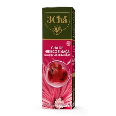 Imagem de 3 Corações Cápsula Chá Hibisco e Maçã TRES - 10 Unidades