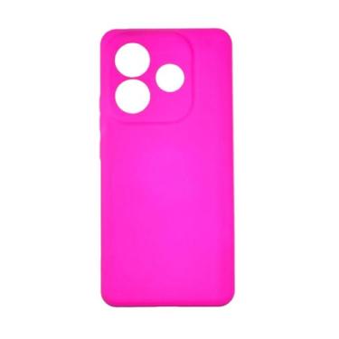 Imagem de Capa Capinha Case Compativel com Xiaomi Redmi Note 14 Silicone Macia Aveludada Forro Interno Com Proteção De Câmera Pink