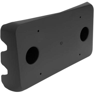 Imagem de DAT AUTO PARTS Substituição do suporte da etiqueta do suporte da placa de carro do para-choque dianteiro para Chevrolet Chevy Blazer 2019-2022, exceto modelos RS plástico preto GM1068211 42443601