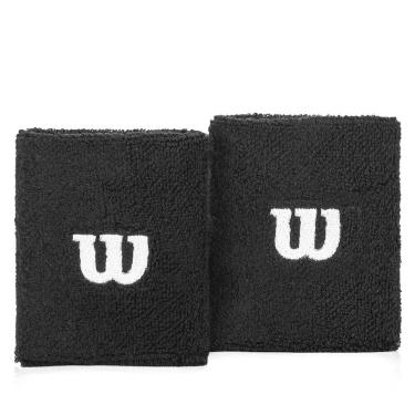 Imagem de Munhequeira Wilson Média WRB802M Preta - Com 02 unidades