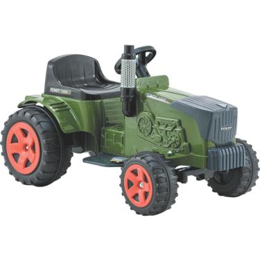 Imagem de Trator Eletrico Infantil Biemme Fendt 6V 35kg Verde Buzina