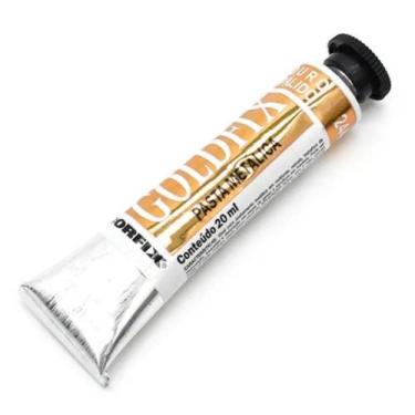 Imagem de Pasta Metalica Goldfix 20ml Ouro Pálido 244 Corfix