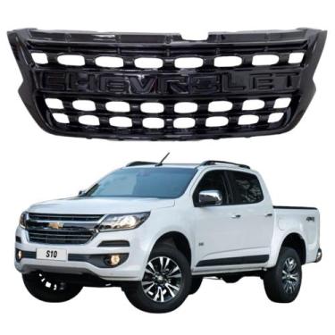 Imagem de Grade Frontal S 10 Mod High Country 2023 2024 Preto Fosco - C&K