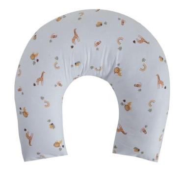 Imagem de Almofada de Amamentação Baby Percal 200 Fios Algodão - Boho Safari - 1
