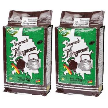 Imagem de 2 Erva Mate Chimarrão PUTINGUENSE NATIVA Á VÁCUO 1 Kg