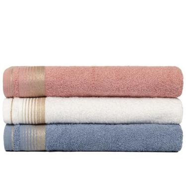 Imagem de Kit 3 Toalhas Banhão Gigante Sublime 70x150cm Central Toalhas, KIT 4