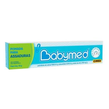 Imagem de Pomada Para Prevenção De Assaduras Babymed Azul 45g - CIMED