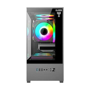 Imagem de Gabinete Preto Gamer Mid Tower Para Placa Mãe Micro ATX / ITX - CLANM