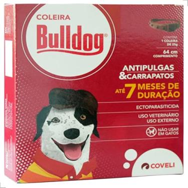 Imagem de Bulldog Coleira Antipulgas e Carrapatos para Cães, 64 cm, 7 Meses de Duração
