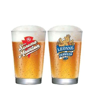 Imagem de Ruvolo, Jogo de Copo de Cerveja Rótulo Caldereta 2 pcs, 350ml